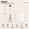 Миниатюра фото подвесной светильник maytoni tone p003pl-01bz | 220svet.ru