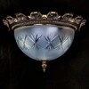 Миниатюра фото потолочный светильник artglass lea ii. brass antique | 220svet.ru