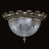 Миниатюра фото потолочный светильник artglass lea ii. brass antique | 220svet.ru