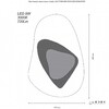 Миниатюра фото настенный светодиодный светильник iledex silk f096-9w-3000k br-wh | 220svet.ru
