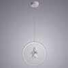 Миниатюра фото подвесной светодиодный светильник arte lamp paradise a6065sp-1wh | 220svet.ru