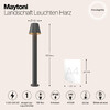 Миниатюра фото уличный светодиодный светильник maytoni harz o421fl-l5gf | 220svet.ru