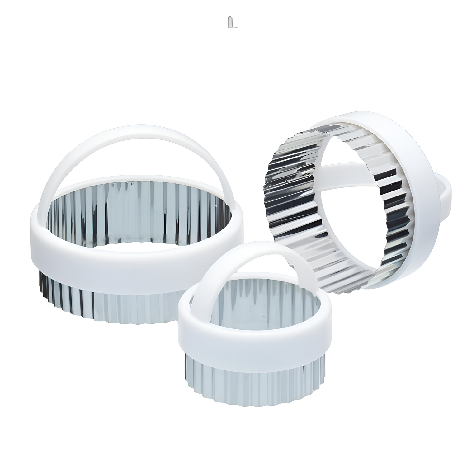 фото набор из 3 рифленых формочек для выпечки kc kitchen craft | 220svet.ru