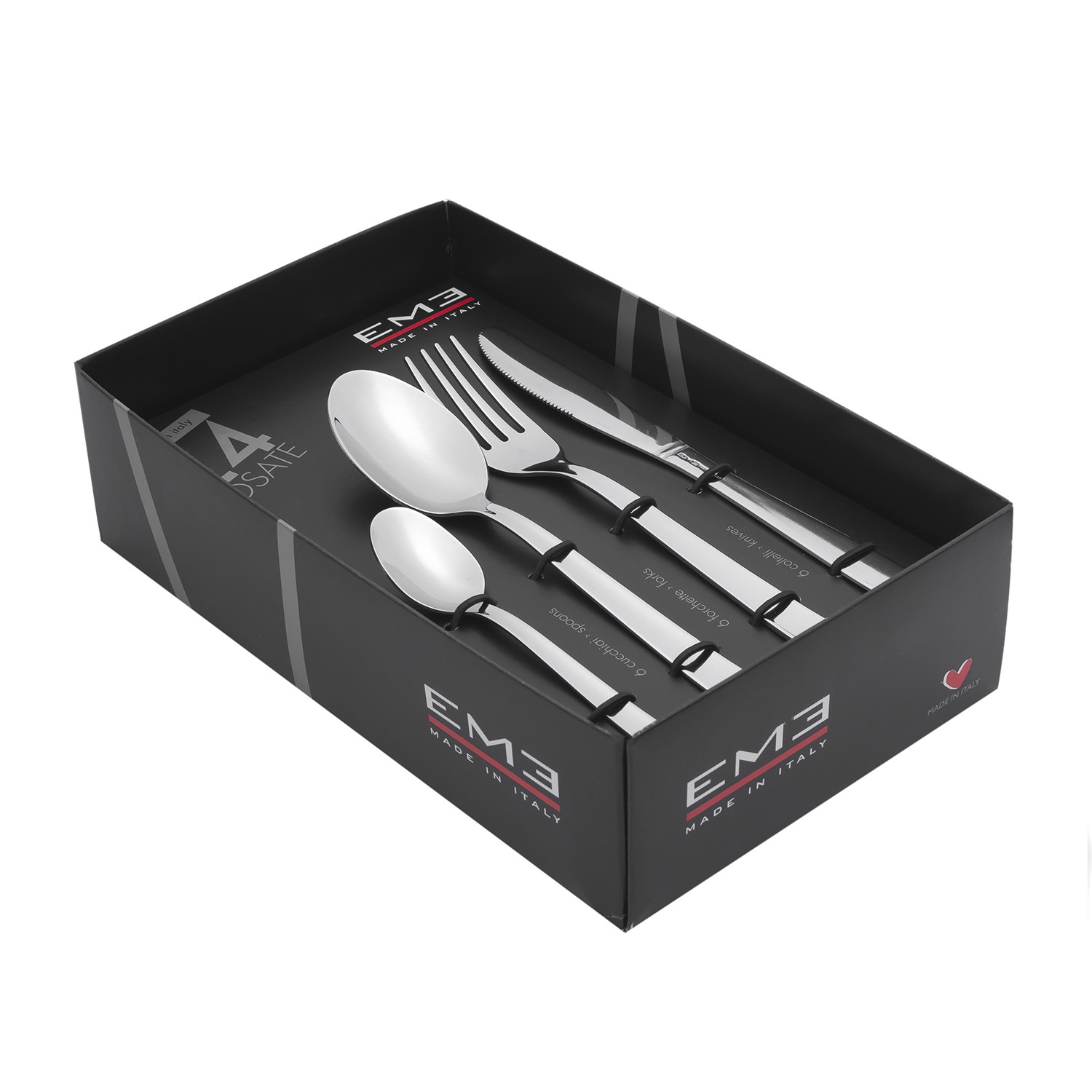 фото набор столовых предметов duna 24 шт eme | 220svet.ru