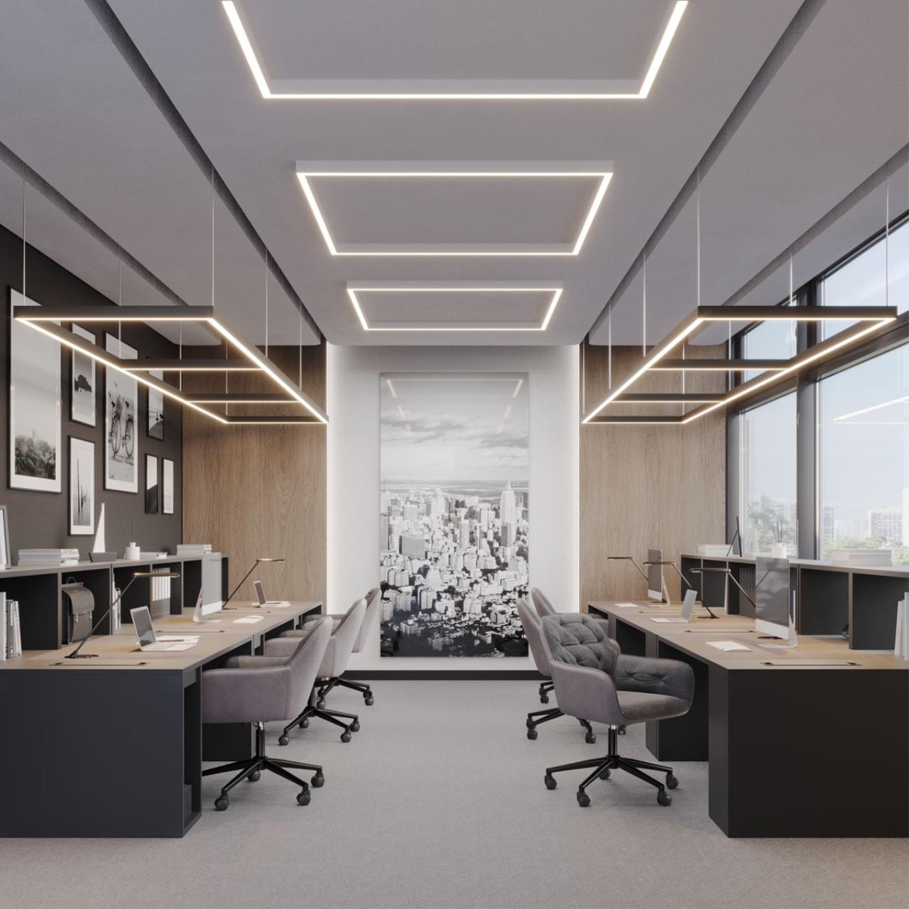 фото светильник линейный светодиодный novotech fatto 359605 черный | 220svet.ru