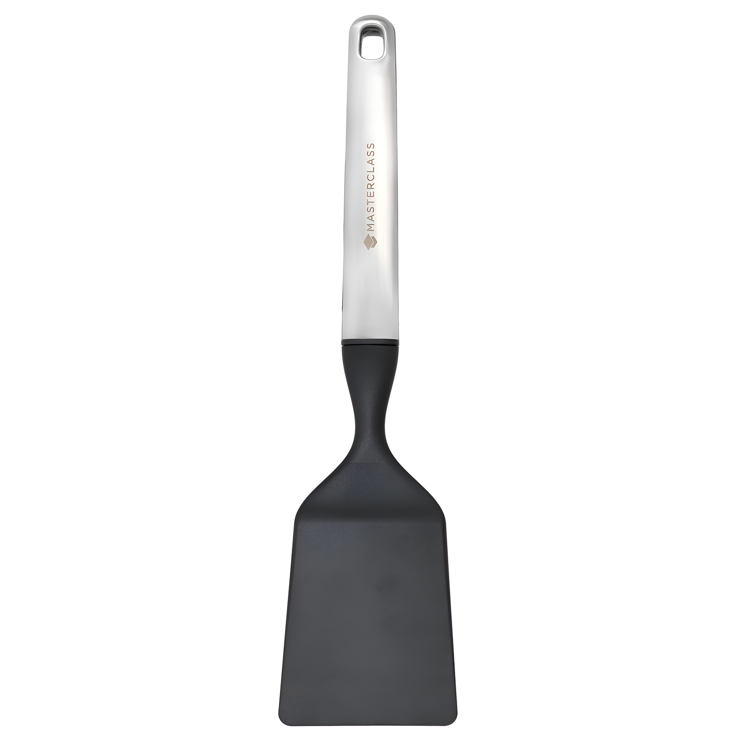 фото лопатка короткая из нерж/стали soft grip mc, 30 см grey kitchen craft | 220svet.ru