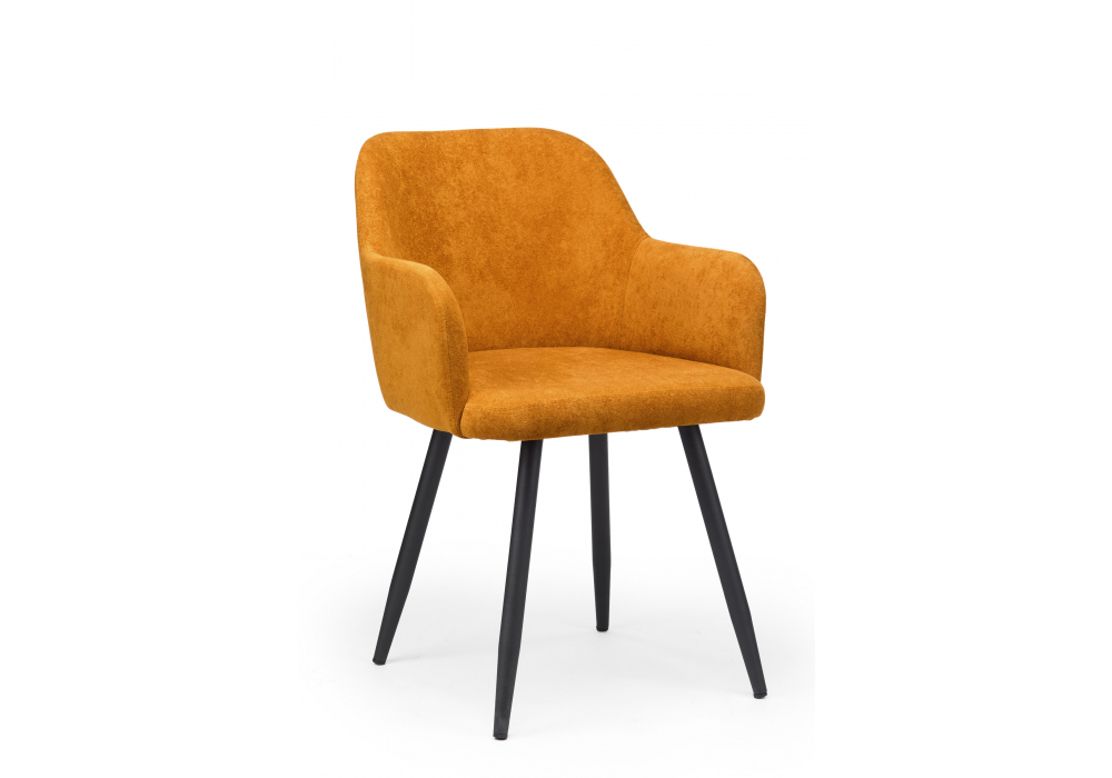 фото стул на металлокаркасе поворотный woodville инфини 360 терракота / черный 631738 | 220svet.ru