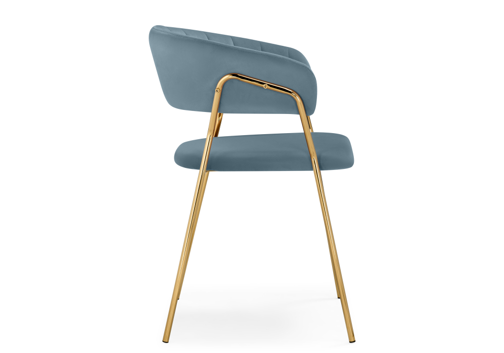 фото стул woodville kamelia 1 light blue /gold 15473 | 220svet.ru
