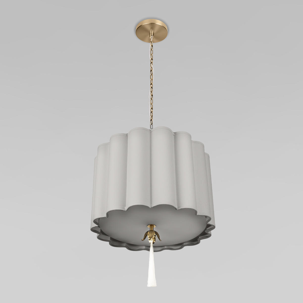 фото подвесной светильник loft it mellow 10306p grey linen | 220svet.ru