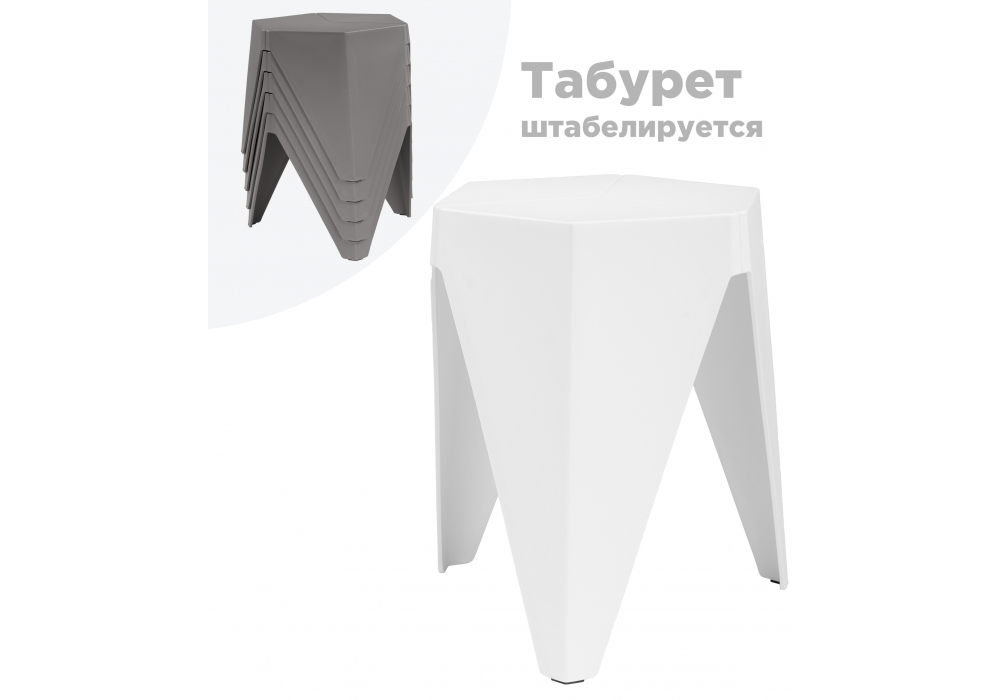 фото табурет пластиковый woodville korner 4 шт 575865 | 220svet.ru