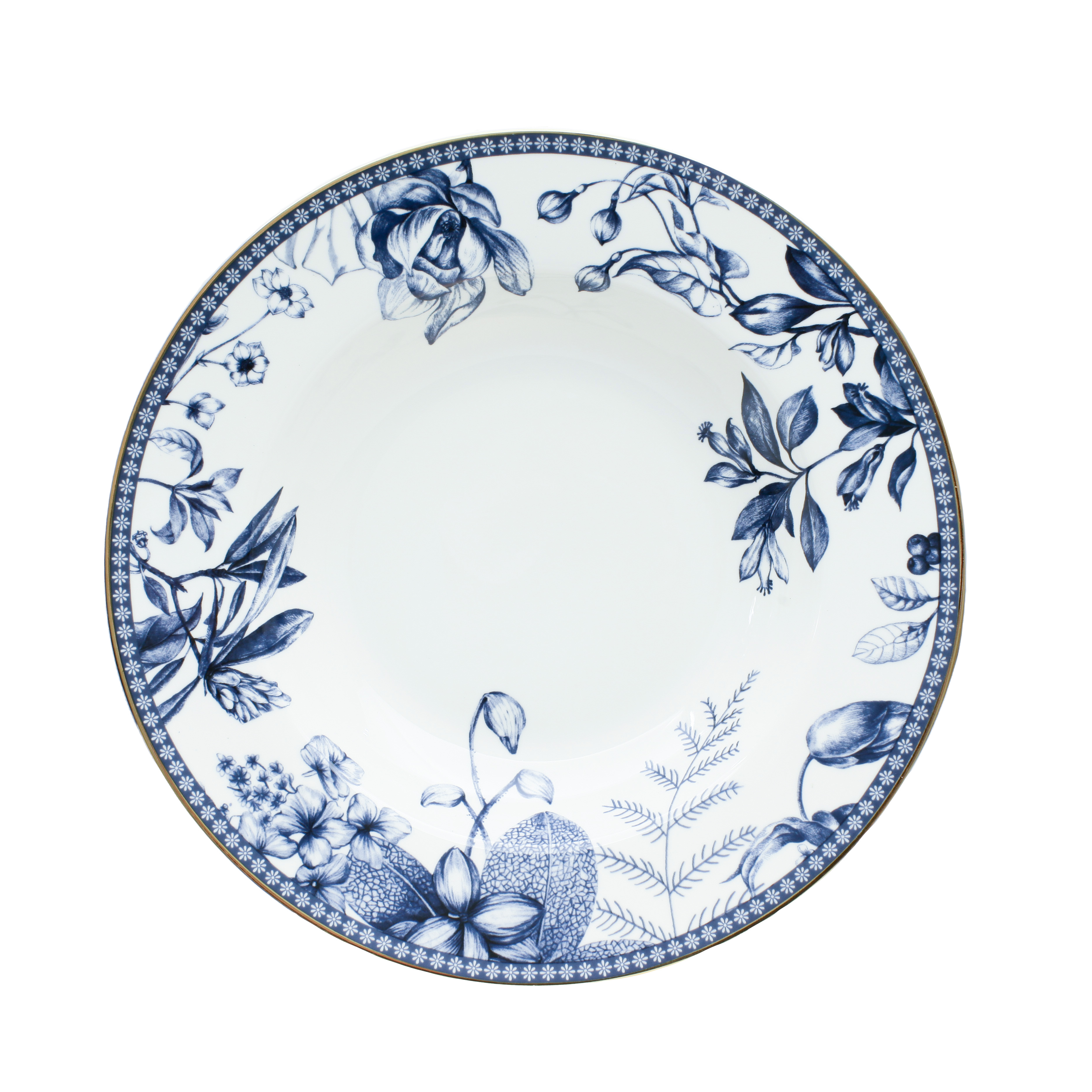 фото homefeel тарелка суповая фарфоровая d21,59 см 8.5" homefeel | 220svet.ru