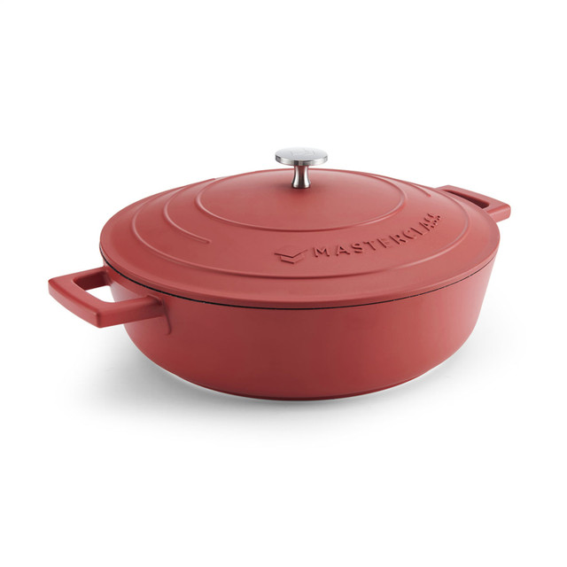 фото неглубокая форма для запекания из литого аллюминия red 4 л mc kitchen craft | 220svet.ru