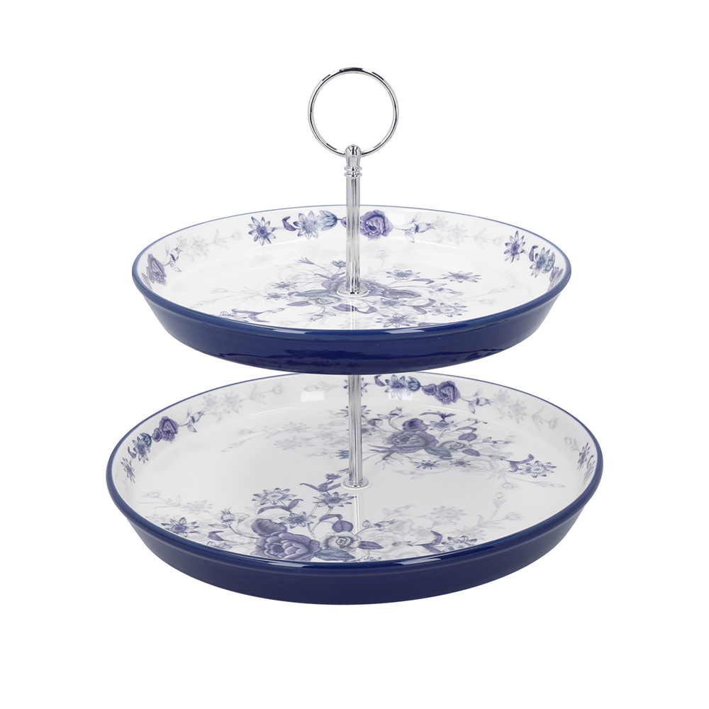 фото двухъярусная подставка для торта london pottery kitchen craft | 220svet.ru