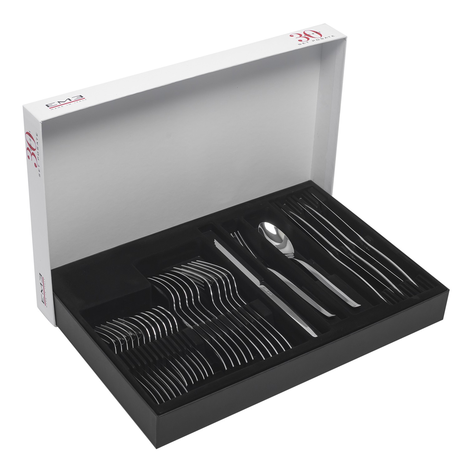 фото набор столовых предметов shark 30 шт eme | 220svet.ru