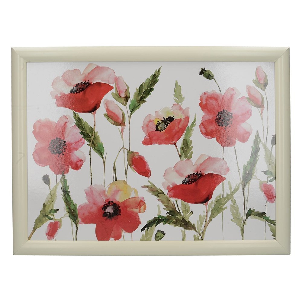 фото поднос с подушкой watercol poppy creative tops | 220svet.ru