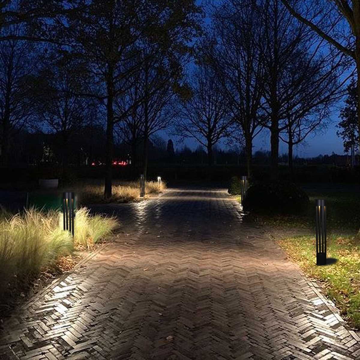 фото уличный светильник reluce 09959-0.7-001kt 1,0m gu10 bk | 220svet.ru