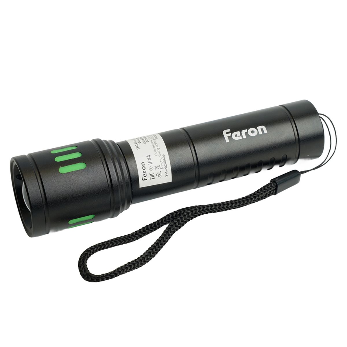 фото фонарь ручной feron th2411 с аккумулятором type-c zoom 51619 | 220svet.ru