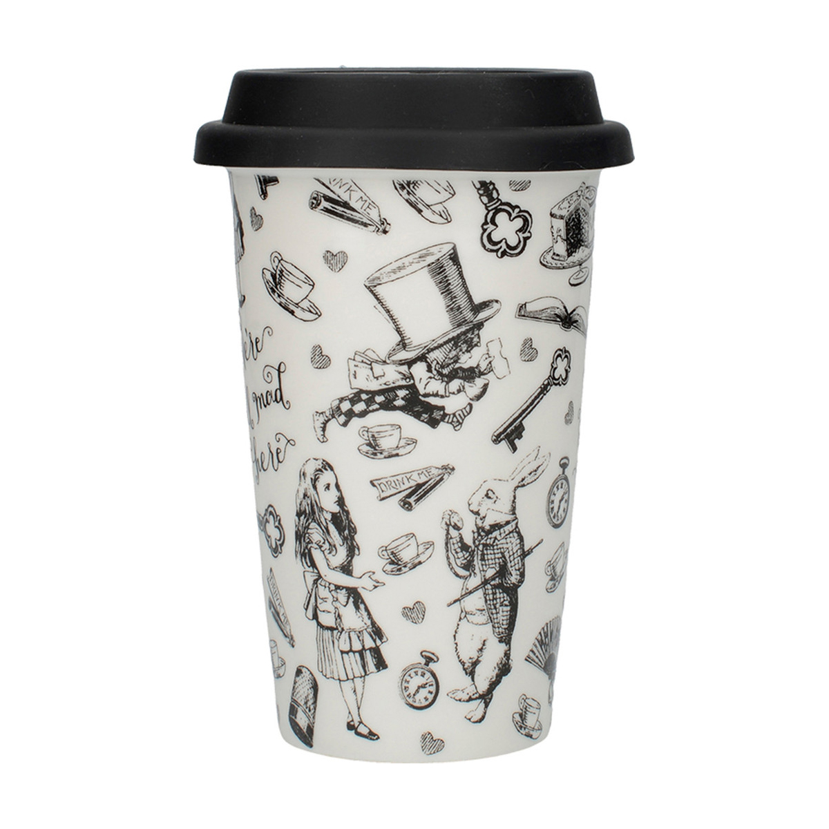 фото туристическая кружка виктория и альберт "алиса в стране чудес" 380 мл kitchen craft | 220svet.ru