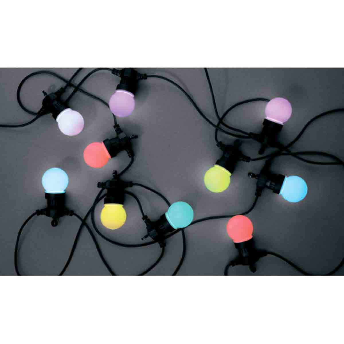 фото уличная светодиодная гирлянда эра 220v динамический rgb erabl-mk3 б0047957 | 220svet.ru