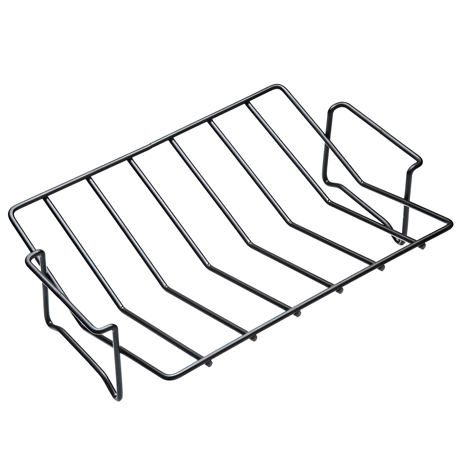 фото решетчатая жаровня с антипригарным покрытием, kc 30x21x7см нерж/сталь kitchen craft | 220svet.ru