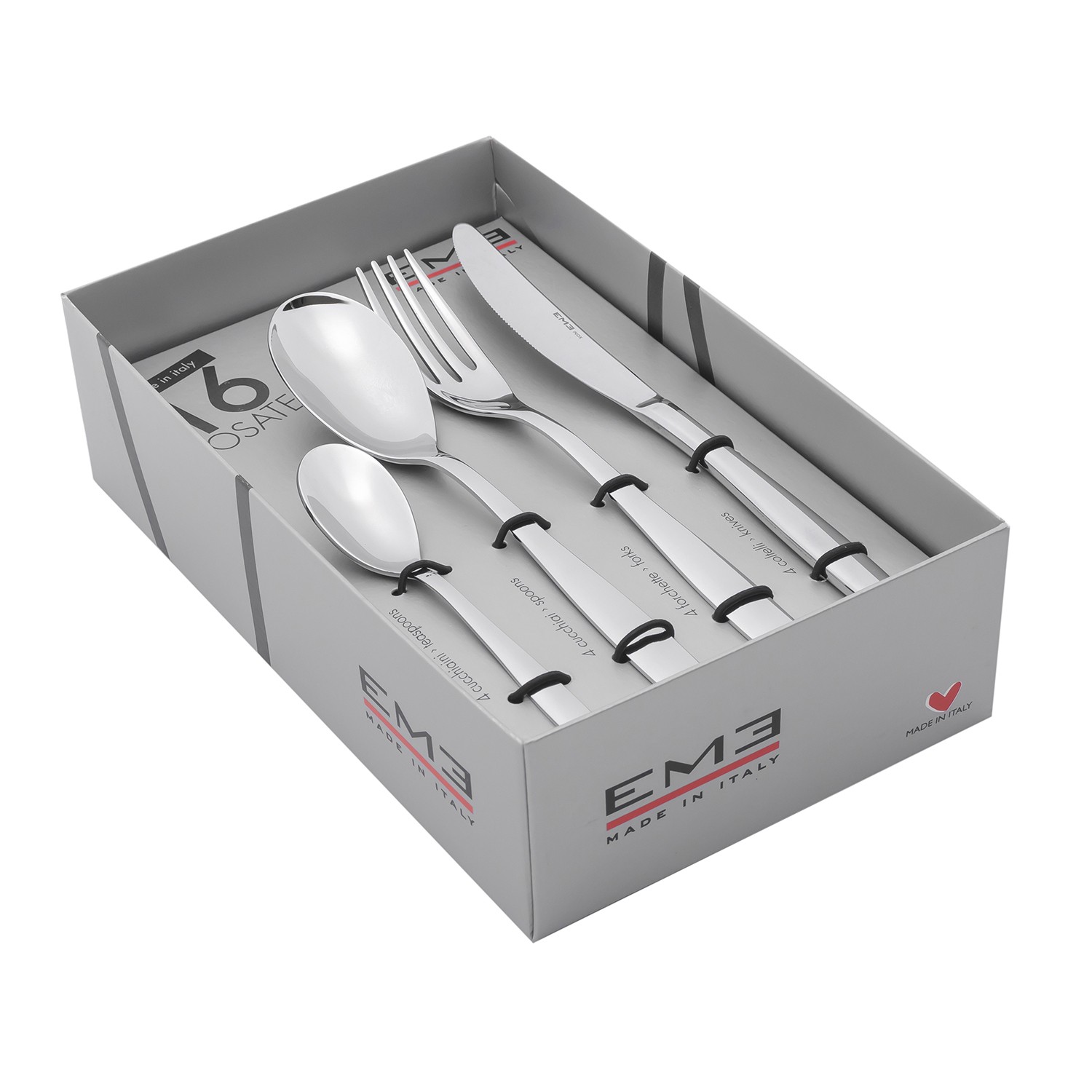 фото набор столовых предметов eleven 16 шт eme | 220svet.ru