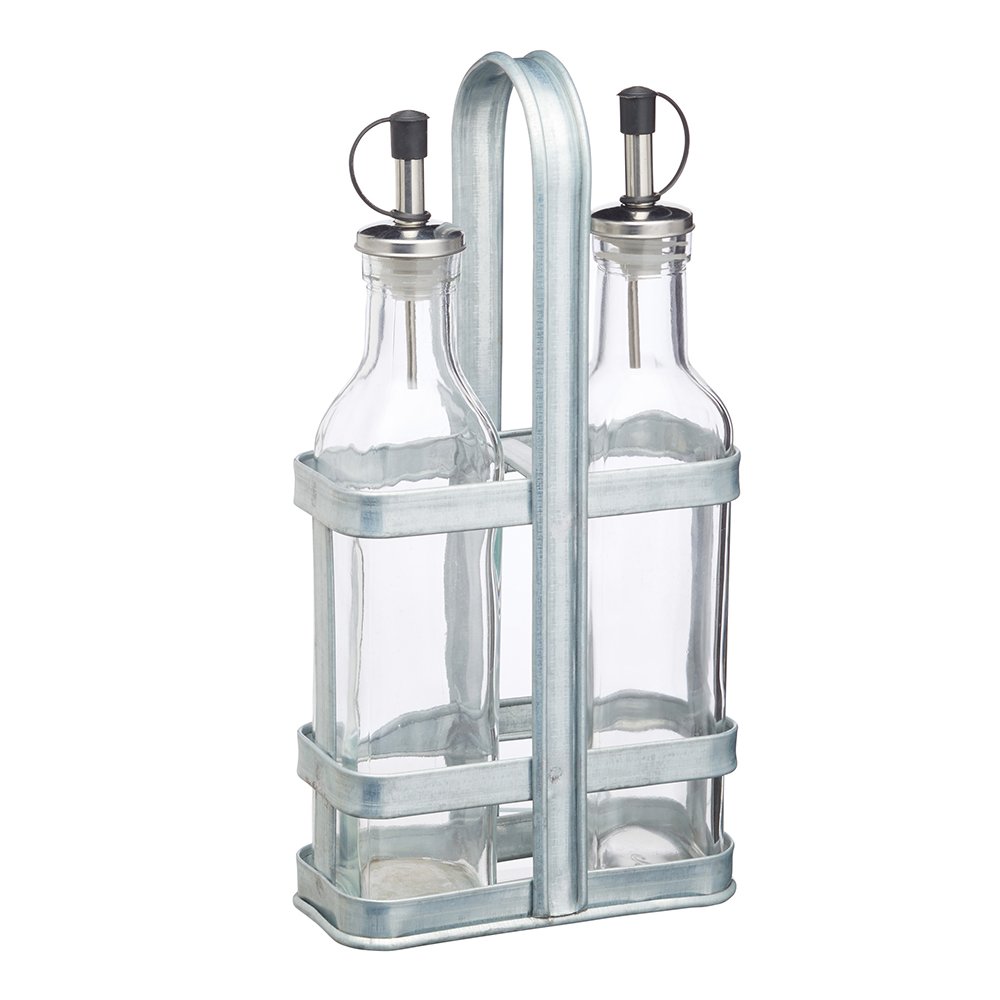 фото подставка с 2 бутылками для масла и уксуса kitchen craft | 220svet.ru