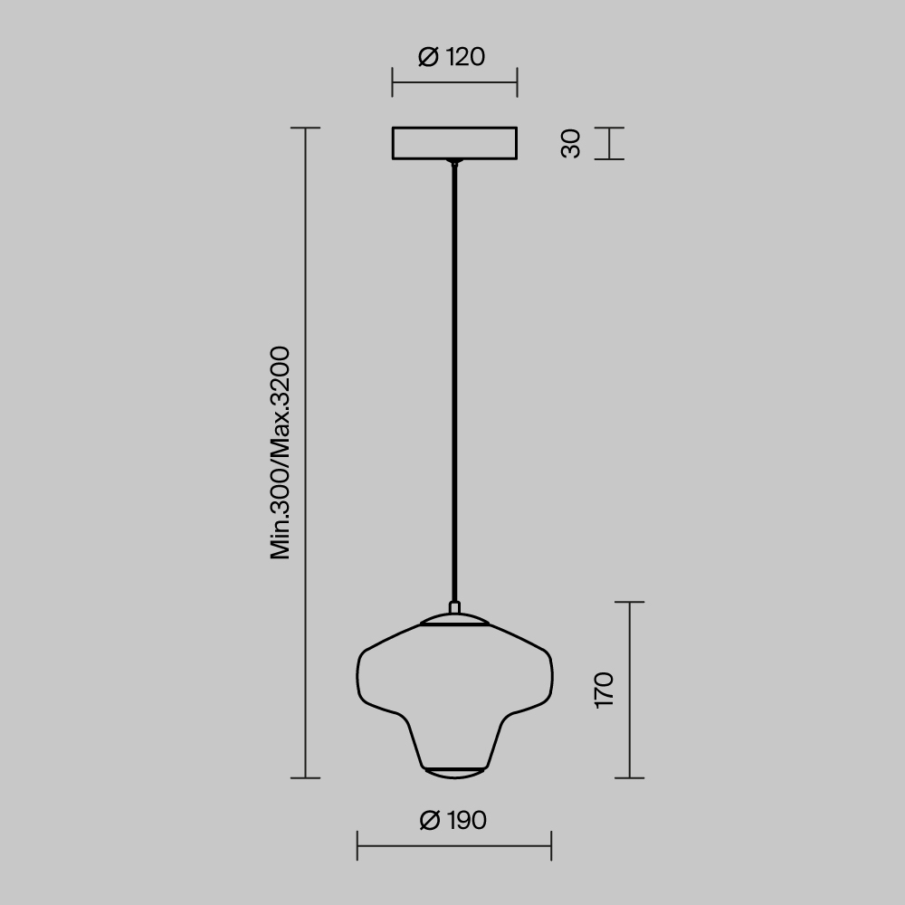 фото подвесной светодиодный светильник maytoni sirocco mod359pl-l6bs3k | 220svet.ru