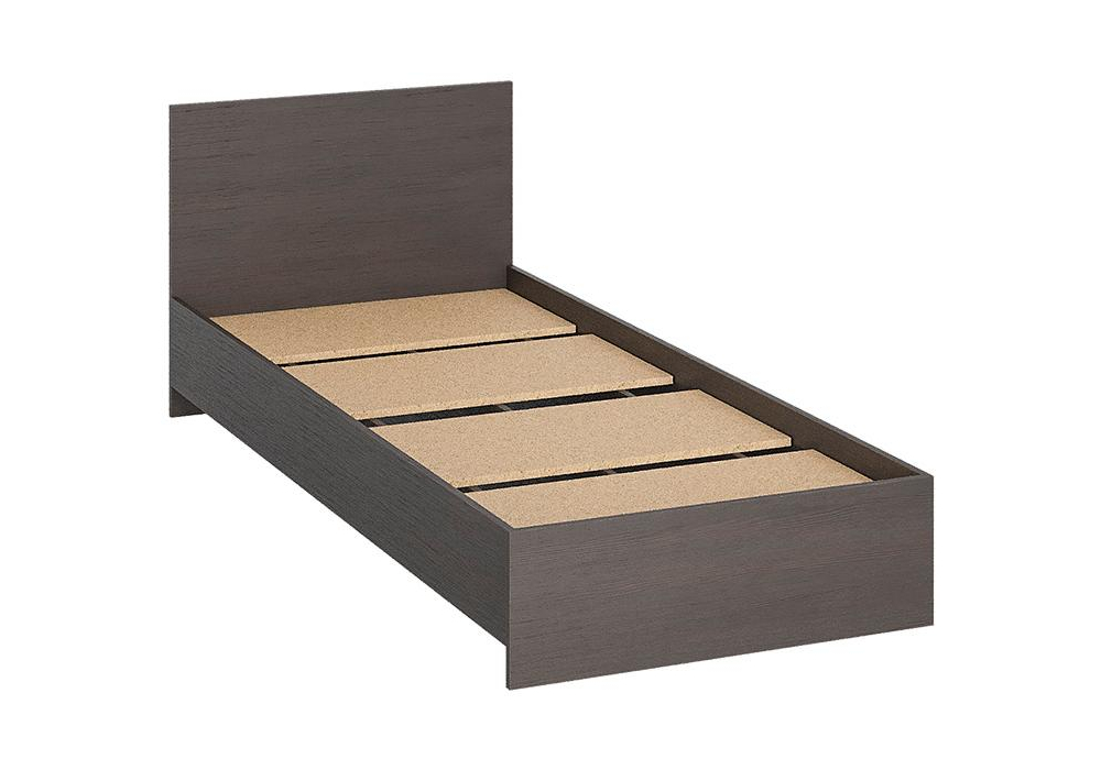 фото односпальная кровать woodville адайн 80х200 венге / венге 507384 | 220svet.ru