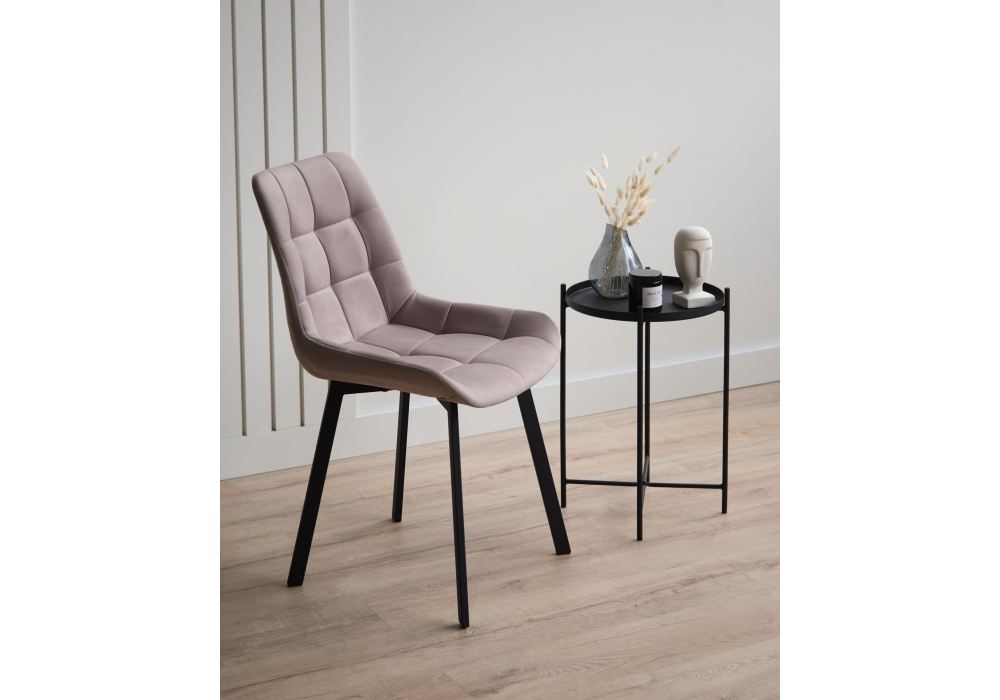 фото стул на металлокаркасе woodville челси п латте (zd 290) / черный np 632485 | 220svet.ru