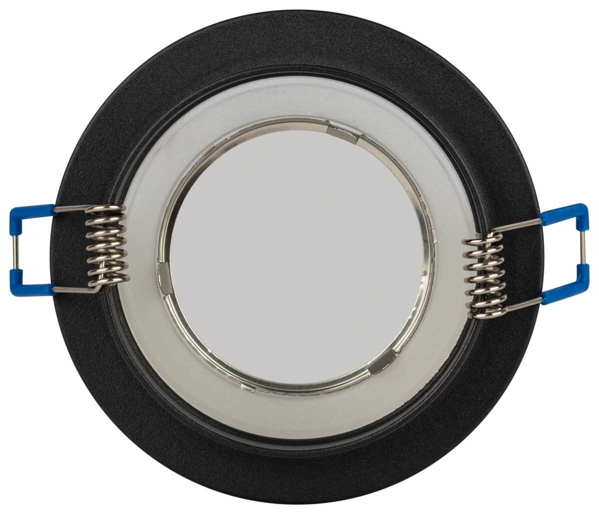 фото светильник встраиваемый декоративный эра dk107 bk под лампу mr16 gu5.3 черный б0058397 | 220svet.ru