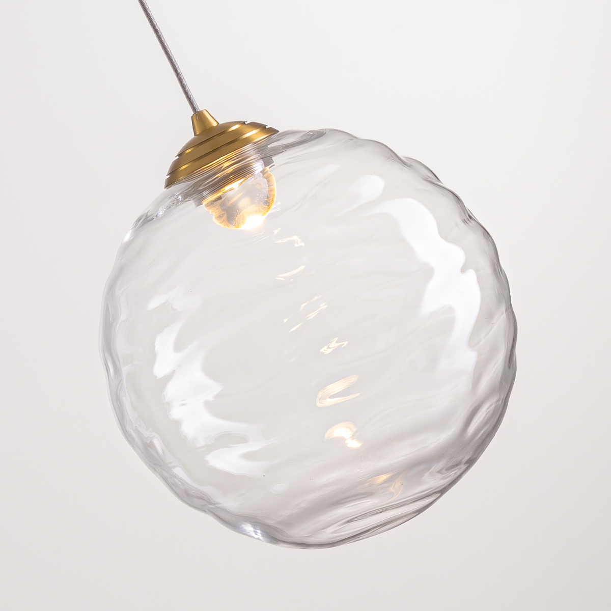 фото подвесной светильник delight collection md25030001-1a brass/clear | 220svet.ru