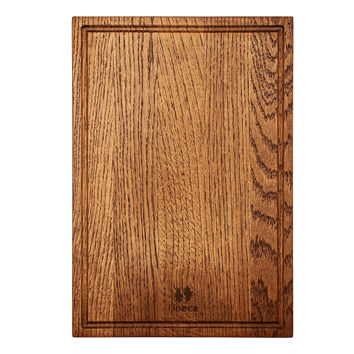 фото доска разделочная прямоугольная 37х25х1,8 см деревянная, дуб uneca | 220svet.ru