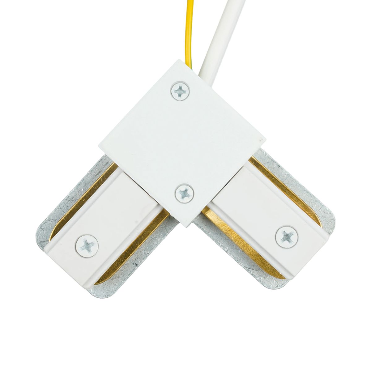 фото коннектор угловой для шинопровода с проводом feron ld1021c для cab1007 52153 | 220svet.ru