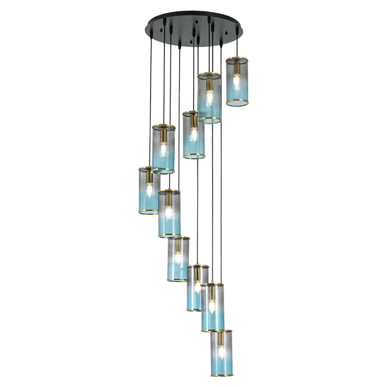 фото подвесная люстра lumion murano 8401/10 черный | 220svet.ru