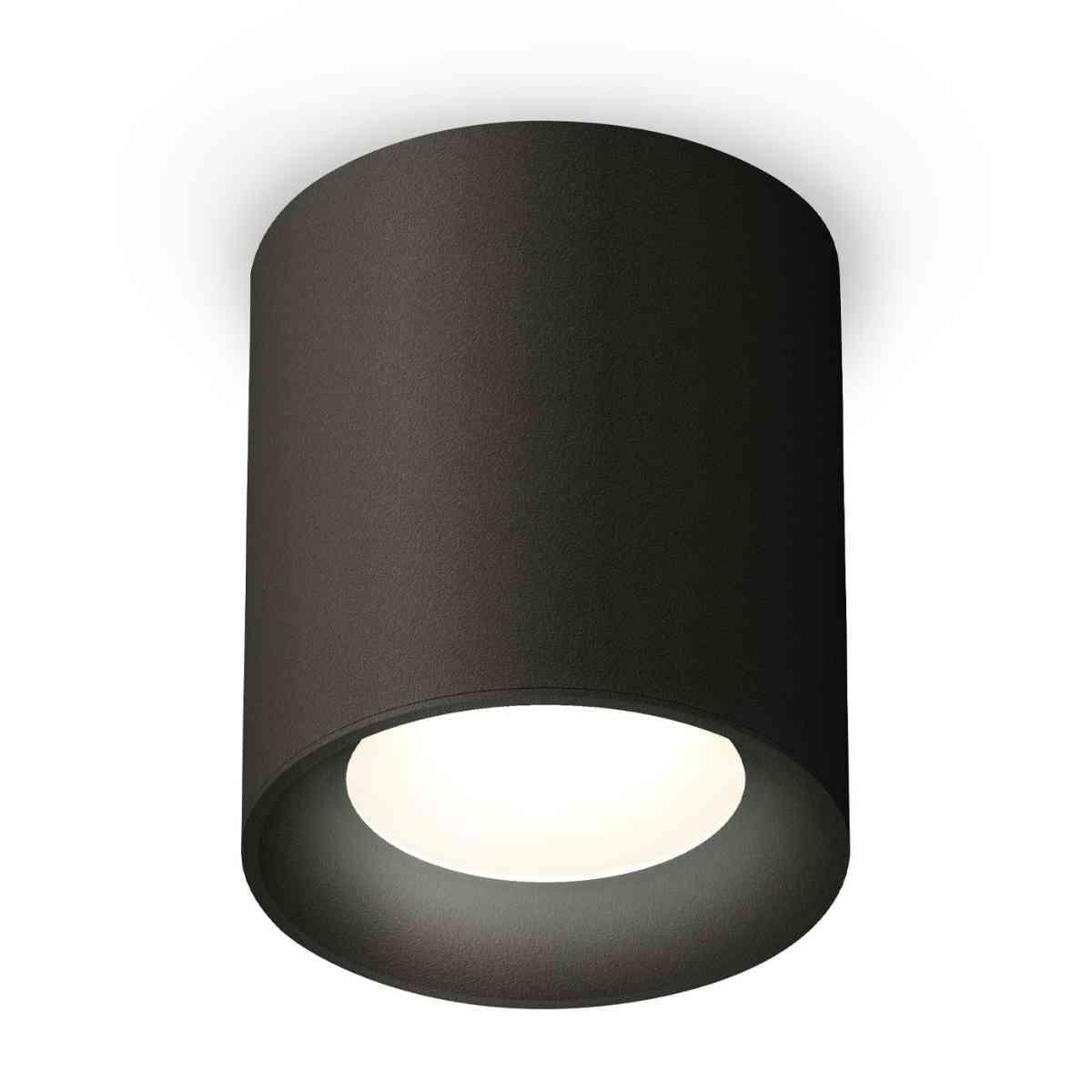 фото комплект накладного светильника ambrella light techno spot xs7422010 sbk черный песок (c7422, n7021) | 220svet.ru