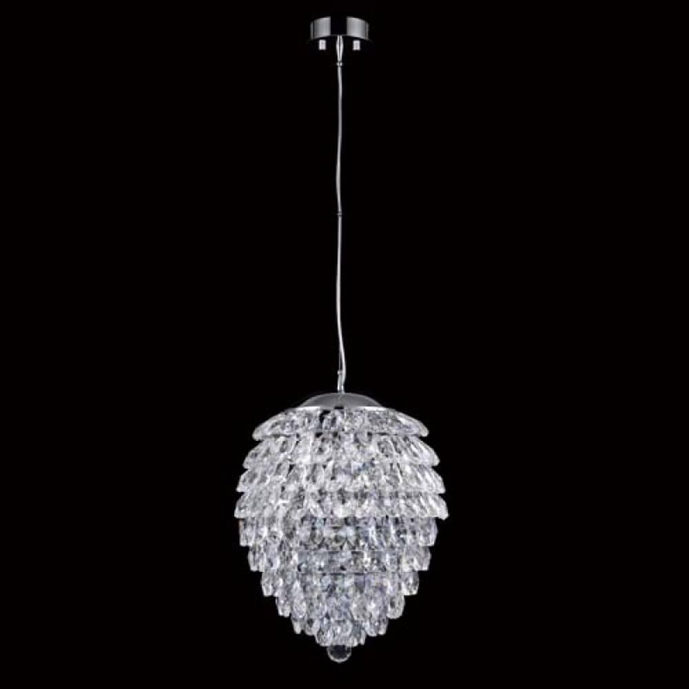 фото подвесной светильник crystal lux charme sp3+3 led chrome/transparent | 220svet.ru