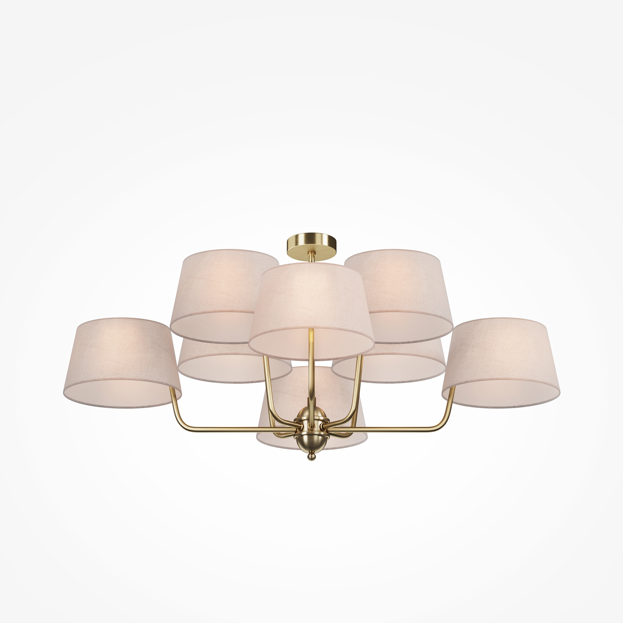 фото потолочная люстра на штанге maytoni modesto mod360pl-08bs | 220svet.ru