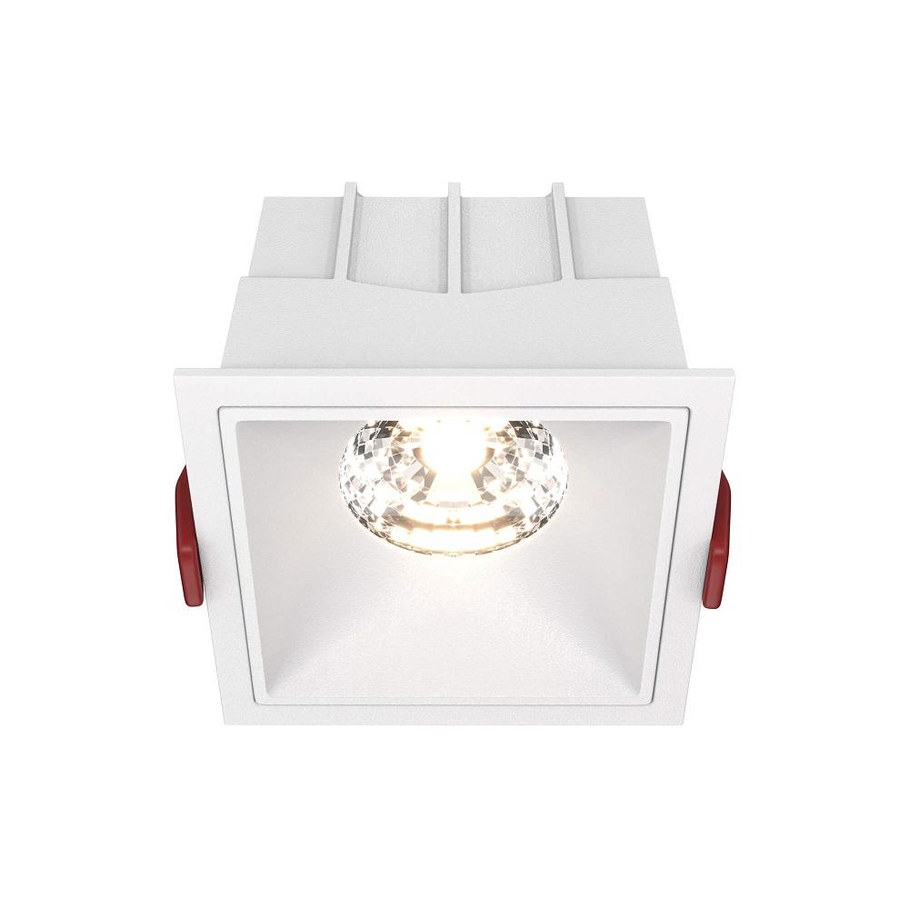фото встраиваемый светильник maytoni alfa led dl043-01-15w4k-d-sq-w | 220svet.ru