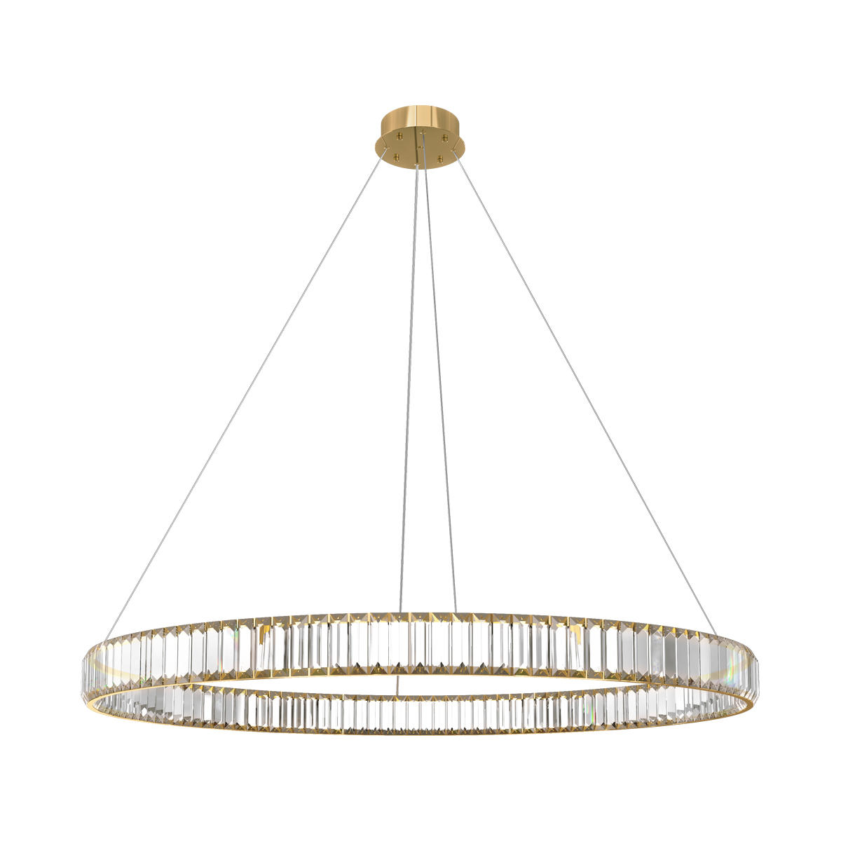 фото подвесной светильник loft it crystal ring 10135/1000 gold | 220svet.ru