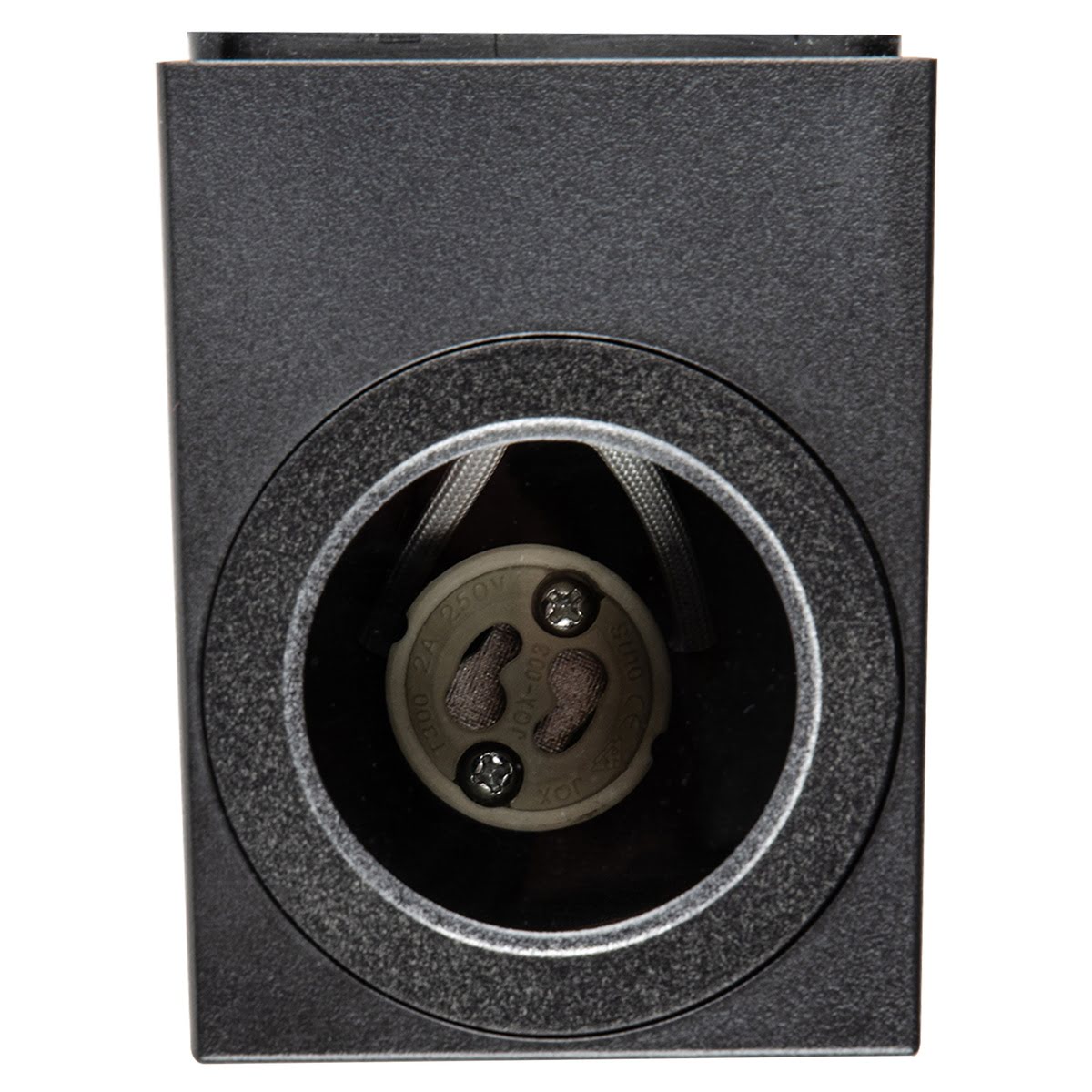 фото уличный настенный светильник uniel uul-p42a 2х6w/gu10 ip65 black ul-00010513 | 220svet.ru