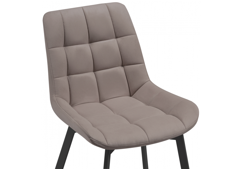 фото стул на металлокаркасе woodville стронг латте / черный 594936 | 220svet.ru