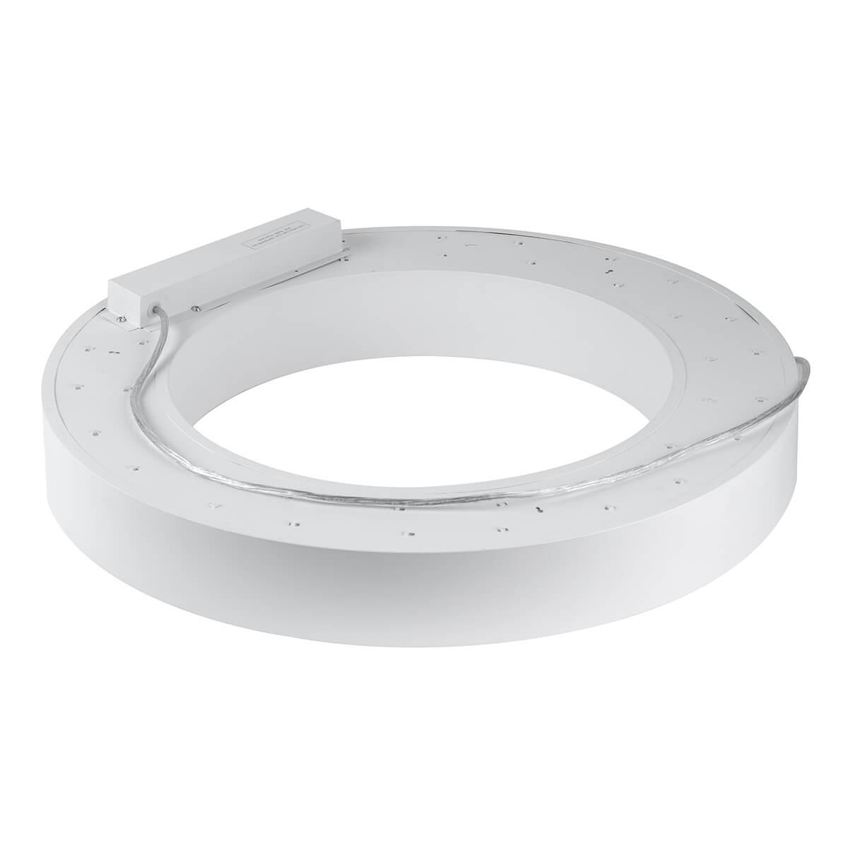 фото подвесной светодиодный cветильник эра ring spo-133-w-40k-045 45вт 4000к белый б0050562 | 220svet.ru