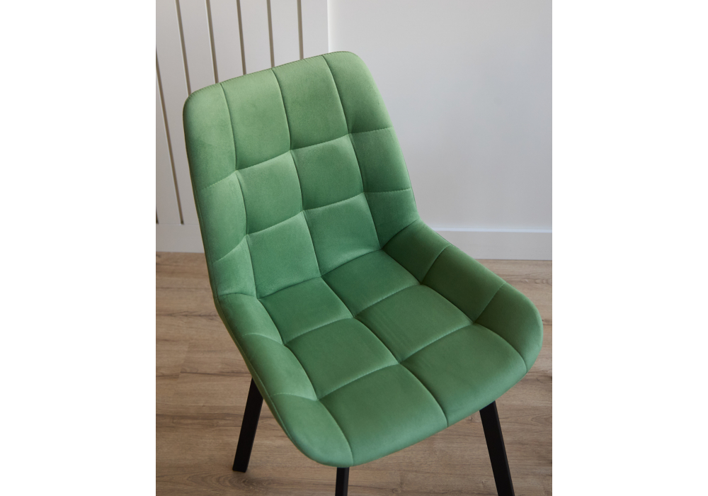 фото стул на металлокаркасе woodville челси п фисташковый (zd 651) / черный np 632501 | 220svet.ru