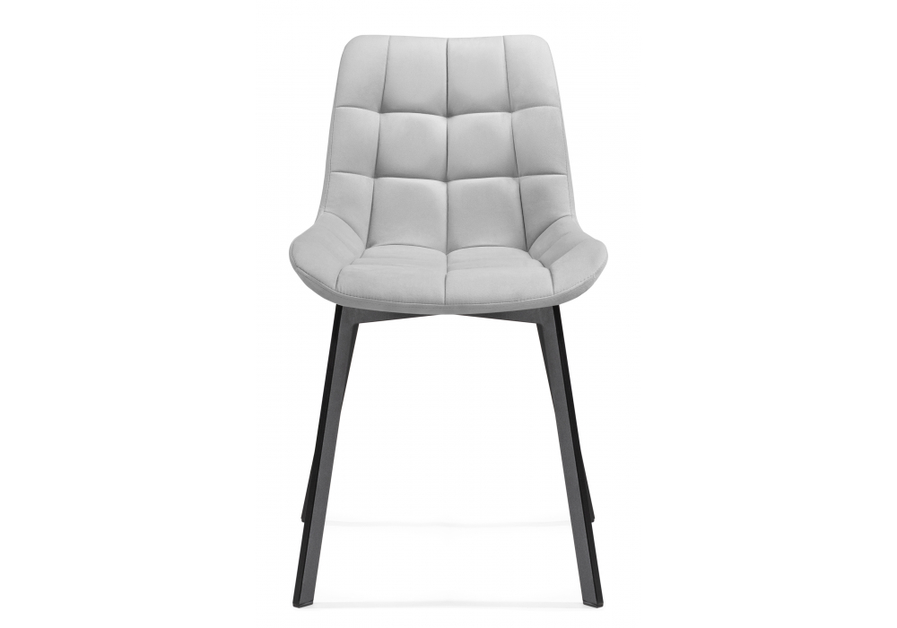 фото стул на металлокаркасе woodville стронг светло-серый / черный 598403 | 220svet.ru