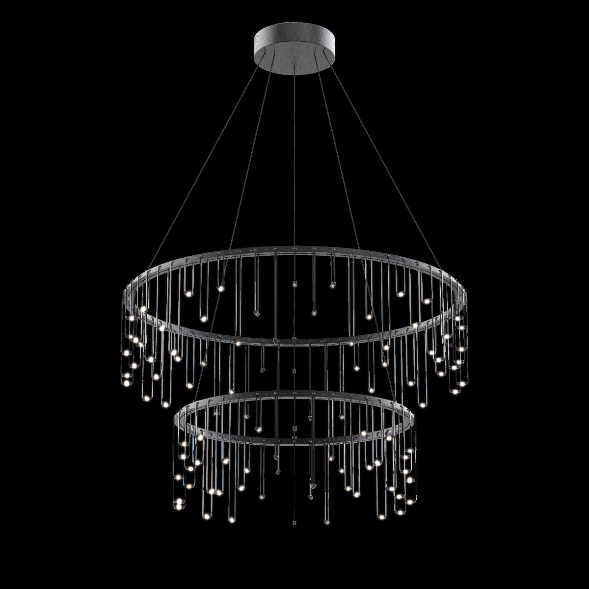 фото подвесной светильник delight collection md23001008-2a black | 220svet.ru