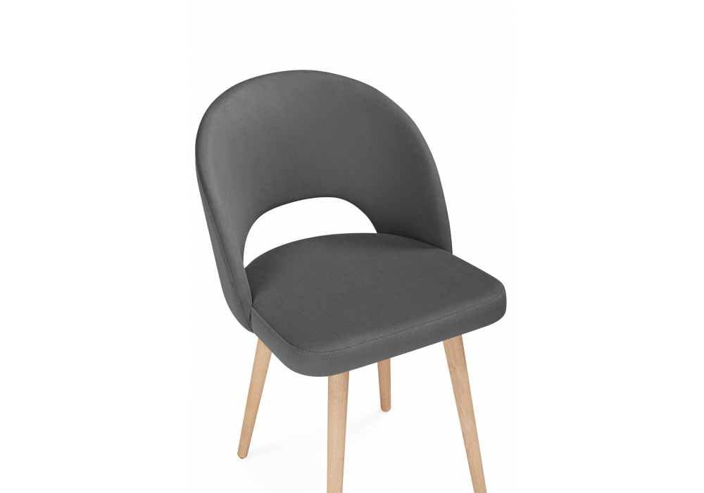 фото стул деревянный woodville курбис темно-серый (zd 995) / светлое дерево 642913 | 220svet.ru