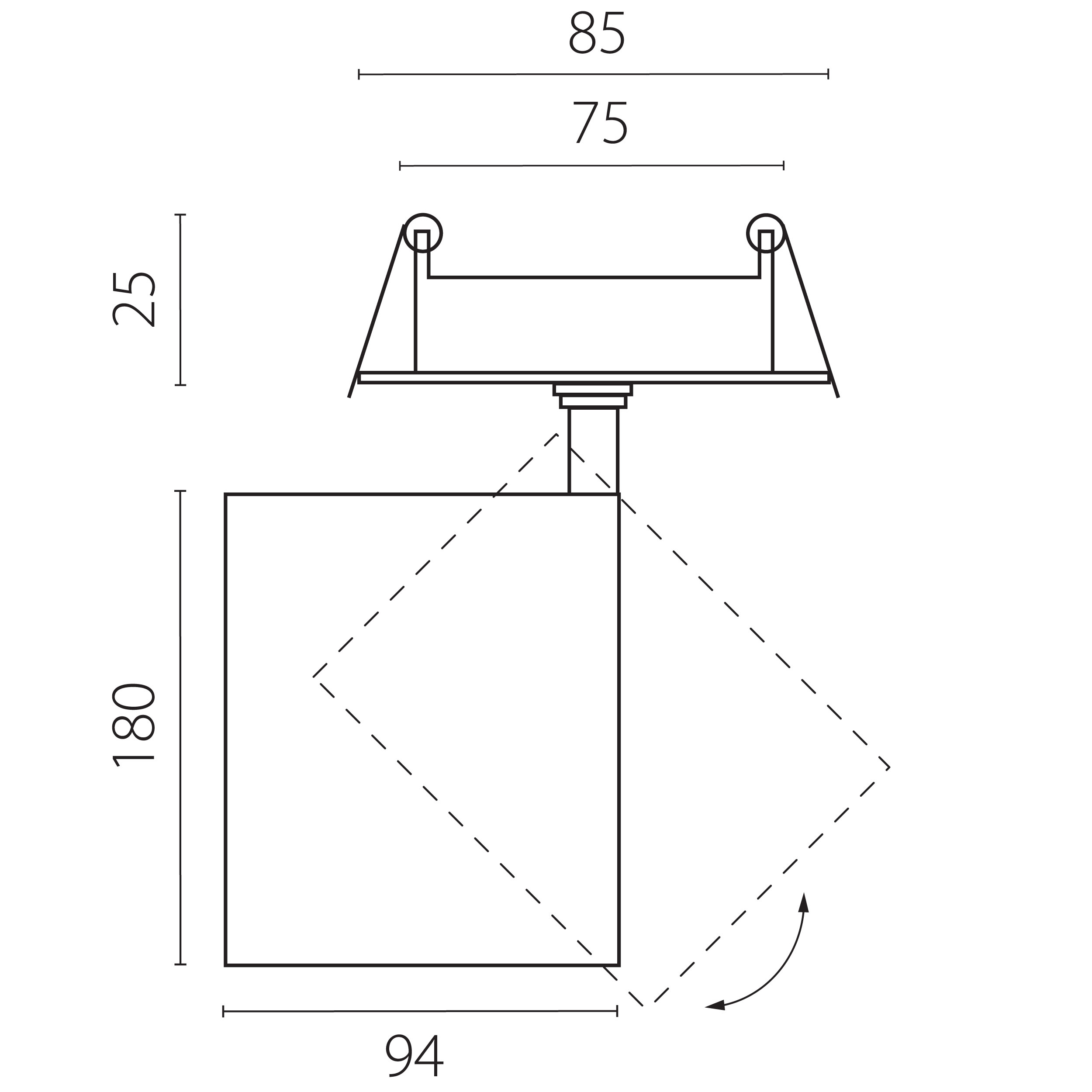 фото встраиваеимый светильник lightstar canno pro c4406rs | 220svet.ru