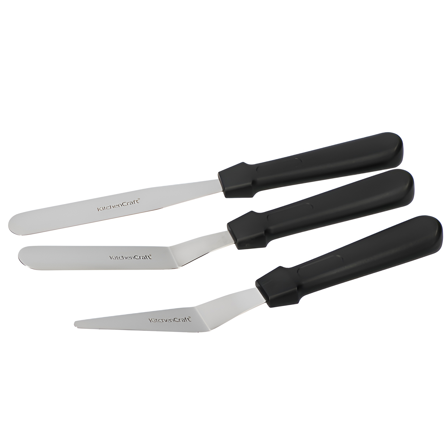 фото набор из 3 мастихинов kc сталь kitchen craft | 220svet.ru