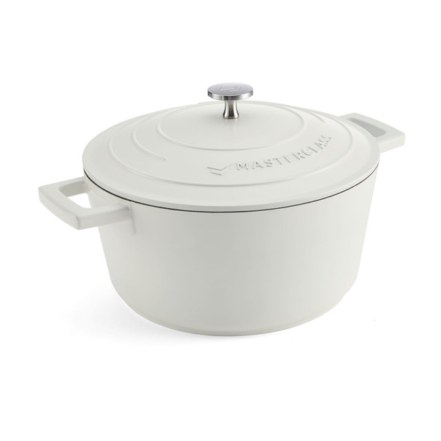 фото кастрюля из литого аллюминия cream 4 л mc kitchen craft | 220svet.ru