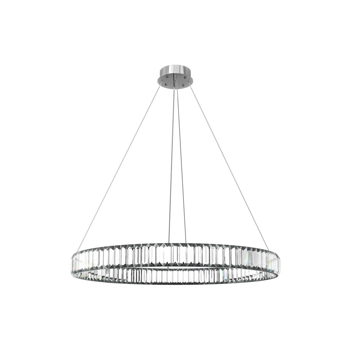 фото подвесной светильник loft it crystal ring 10135/800 chrome | 220svet.ru